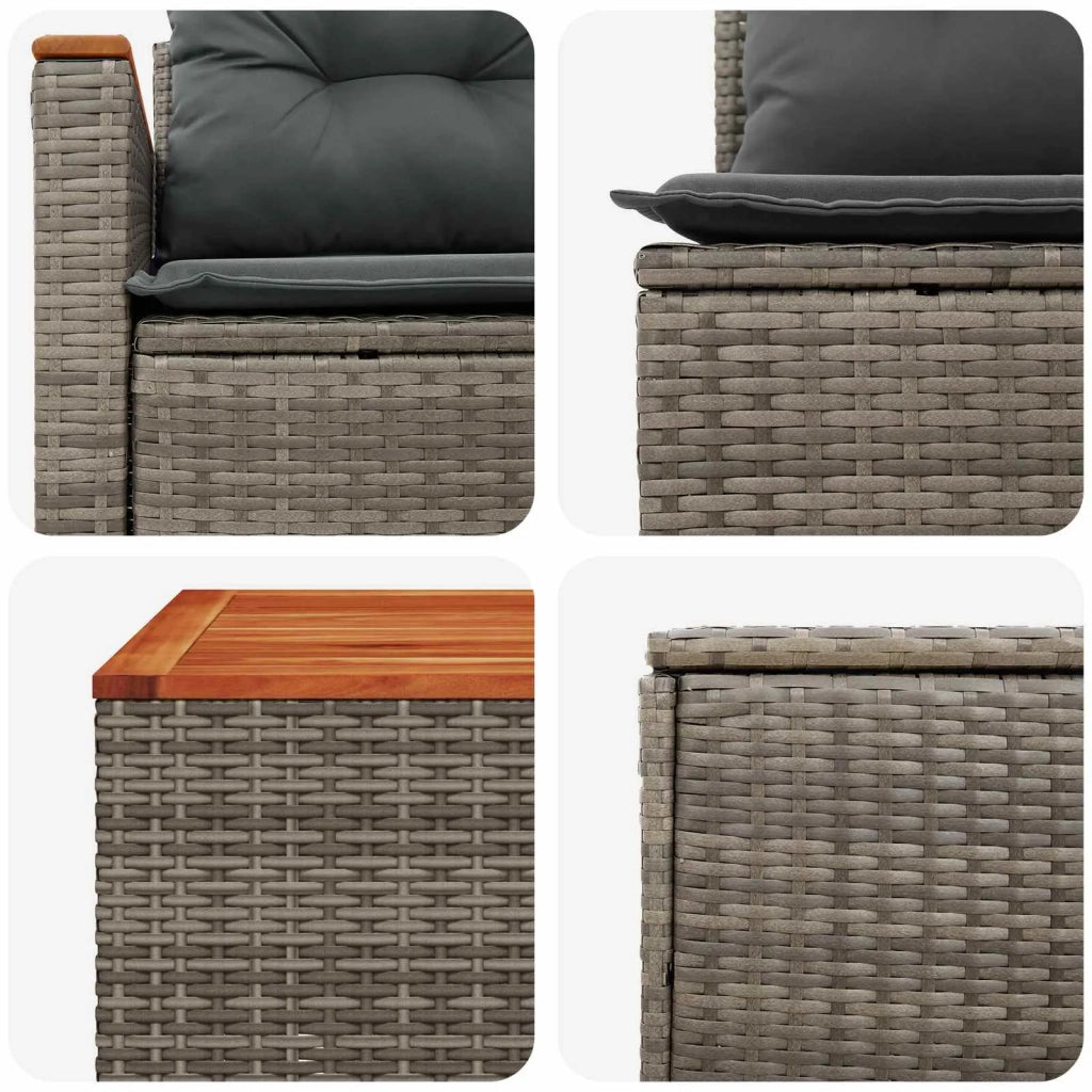 Set di divani 6 pz Grigio e Grigio Scuro 3447668