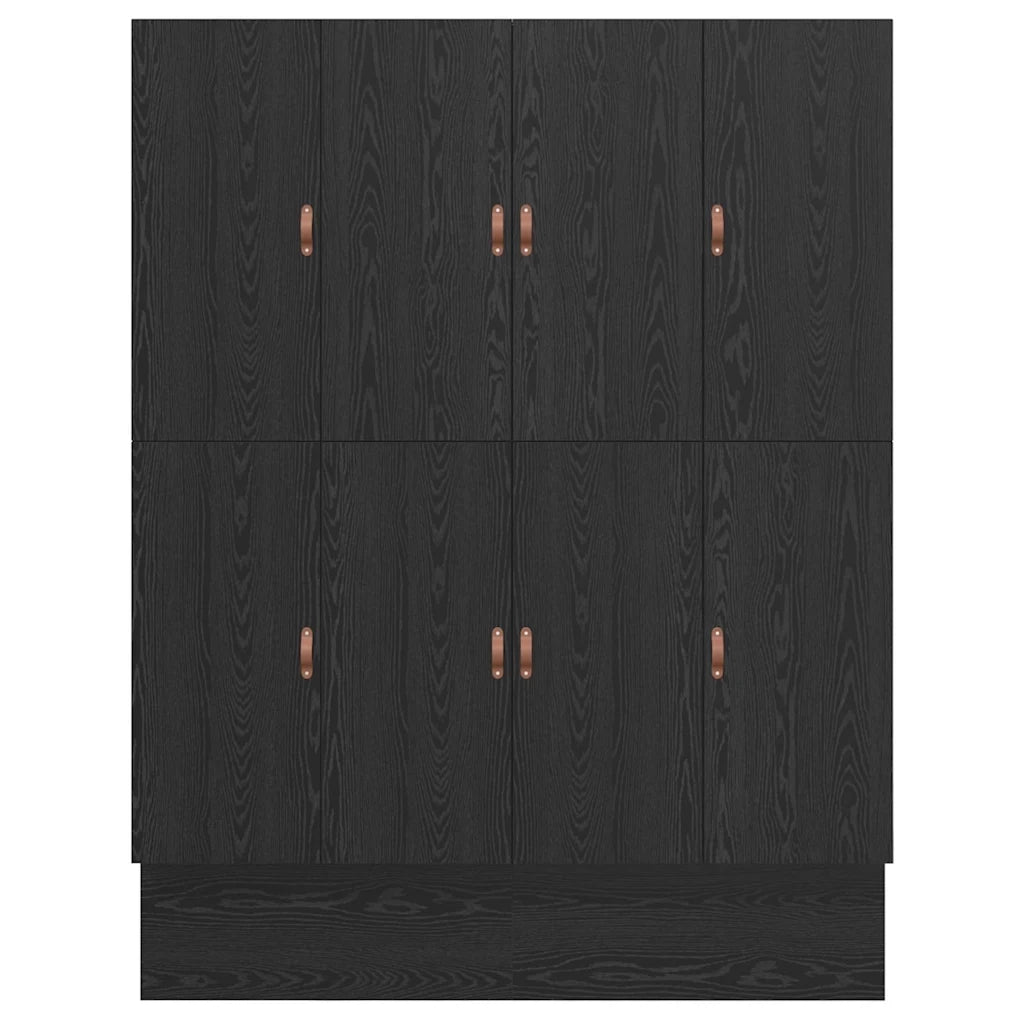 Struttura letto con contenitore con cassetto Rovere Nero 200 cm 3335622