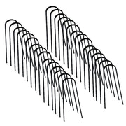 IDMarket - Confezione da 30 punti metallici per tessuto pacciamante da 10 CM