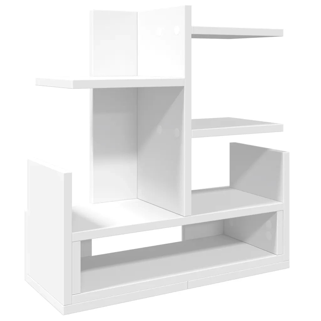 vidaXL Organizer per la Scrivania Bianco 49x20x52,5 cm in Multistrato