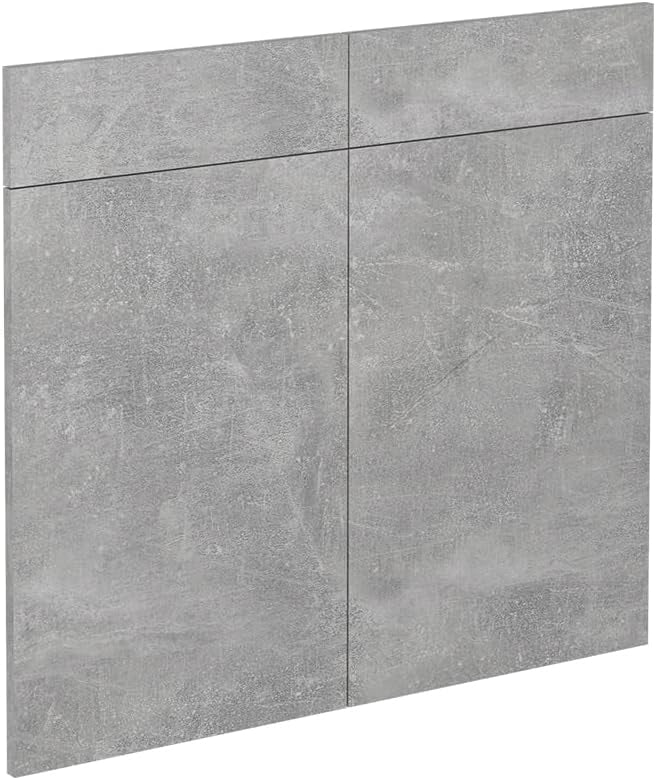 Frontale cucina R-Line, Calcestruzzo, 79.2 x 70.8 cm frontale del mobile per mobile base con cassetti