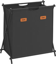 Porta asciugamani pieghevole da 115 litri con 2 compartimenti e etichette - Portatile e leggero per cucina, camera da letto, bagno