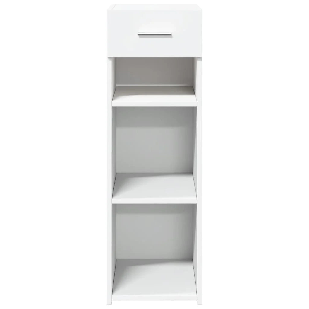 Buffet credenza cassettiera mobiletto mobile contenitore organizer cucina soggiorno salotto 30 x 42,5 x 93 cm legno ingegnerizzato bianco 02_0030225