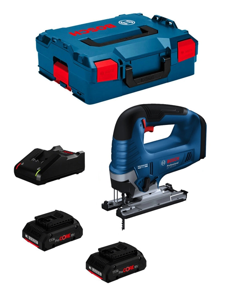 Seghetto Alternativo BOSCH  GST 18V-125 B (2 x 4,0 Ah ProCore + GAL18V-40 + L-Boxx 136)