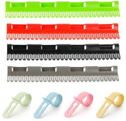 8-houder per calzini per appendiabito, asciugacalzini, asciugatrice, con 4 ganci con chiusura a spillo antiscivolo e impermeabili, per calzini, intimo e piccoli capi di abbigliamento (quattro colori)