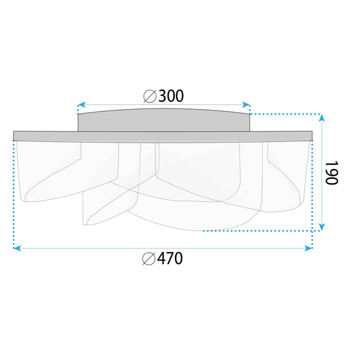 Lampada Da Soffitto G139-c Gold Led