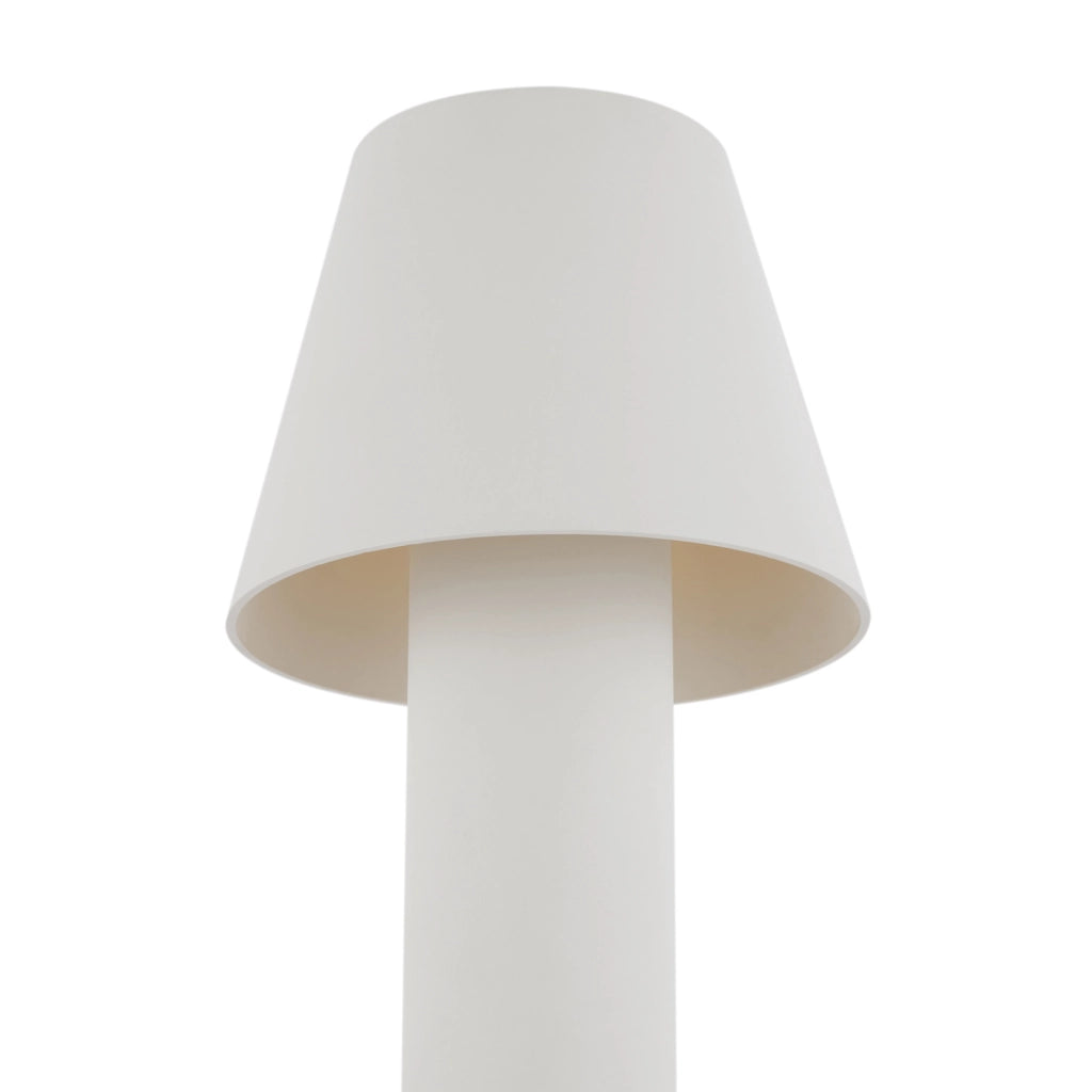 Lampada Da Terra Moderna Da Esterno Metallo Bianco Luce Led 5W Ip65