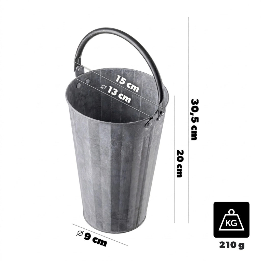 KADAX Donica stalowa 15cm VB15223CZP K16520