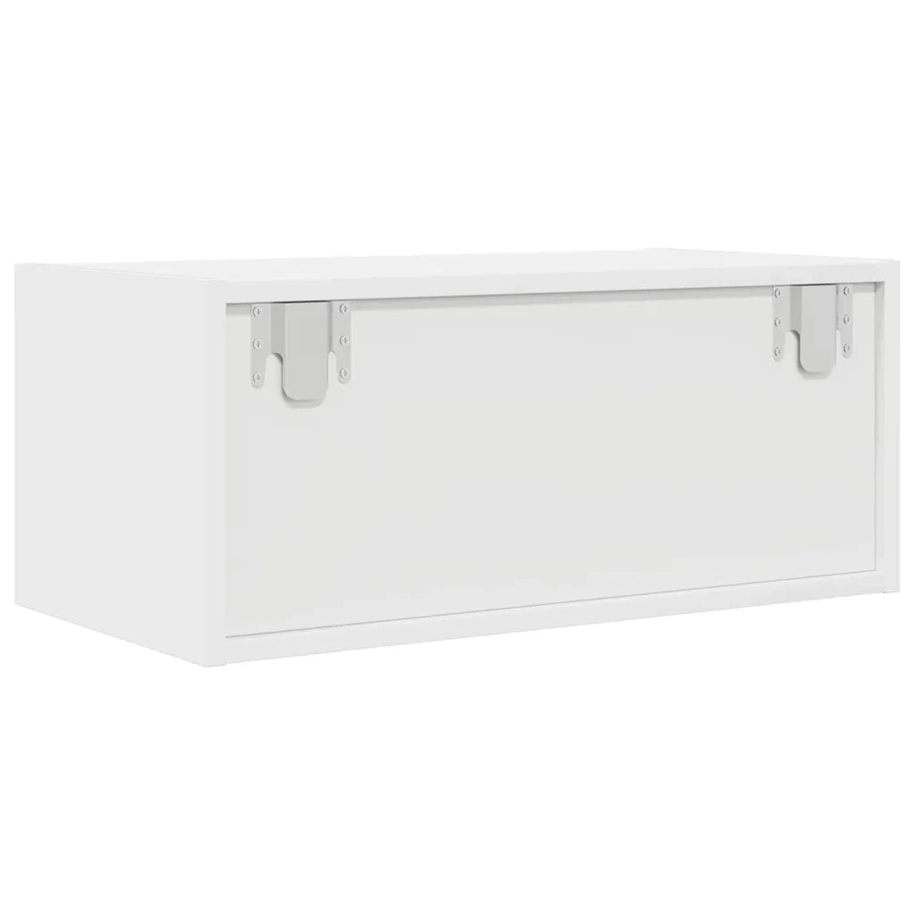 Mobile Porta TV Bianco 60x31x25,5 cm in Legno Multistrato 861436