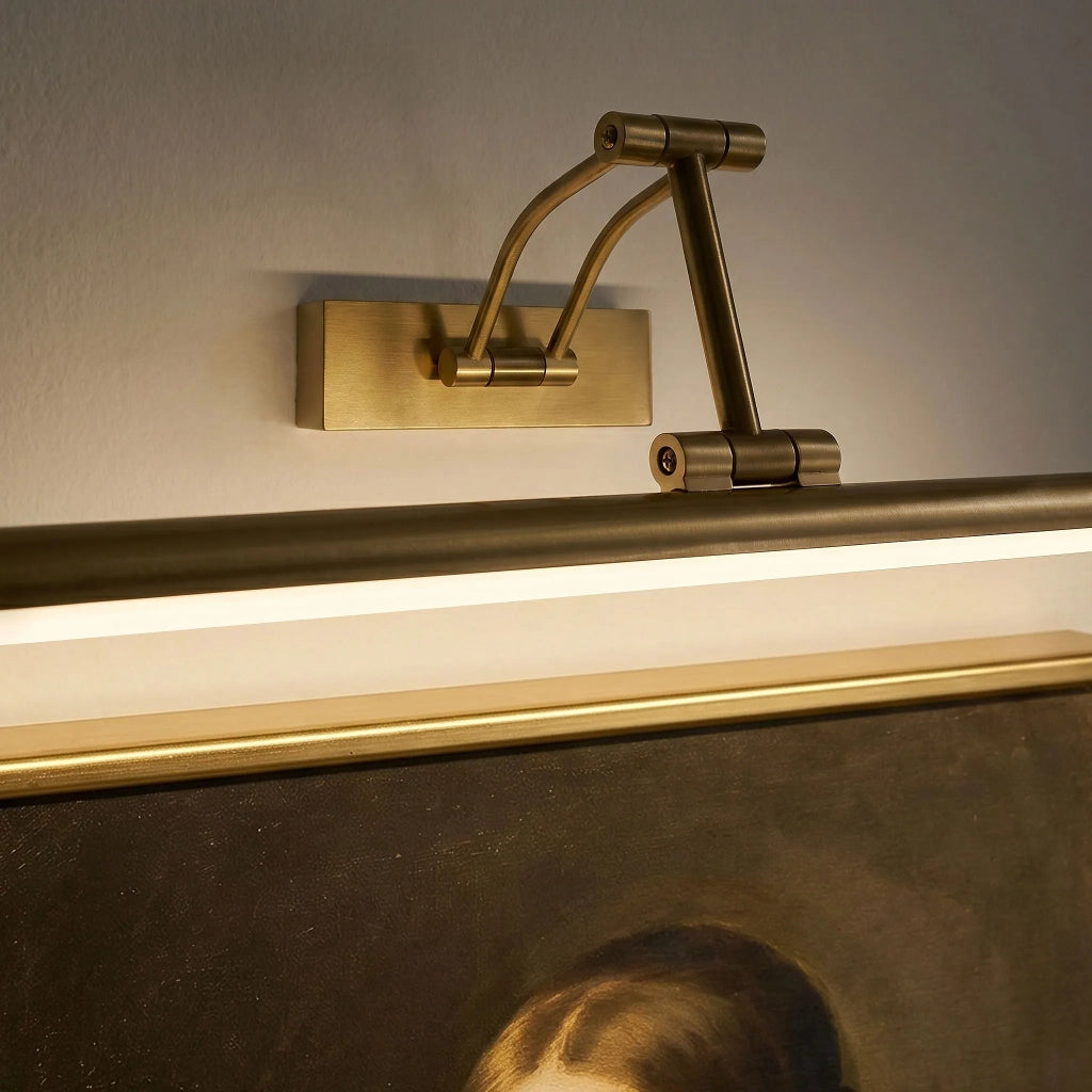 Applique Da Bagno Led Swe024-1w 80cm Brush Gold