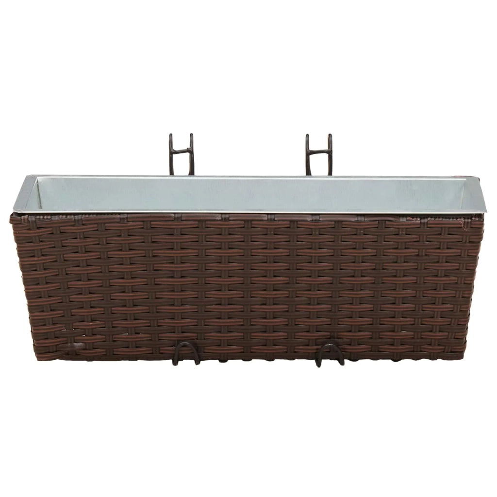 Ringhiera 2 pcs 50 x 17 x 17 cm Metallo