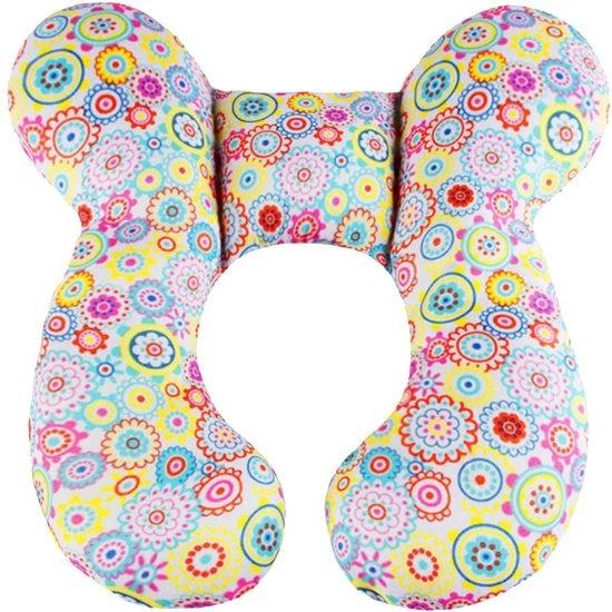 Cuscino per bambini per la testa e il collo, cuscino di sostegno per passeggino/autovettura/seggiolino per bambini
