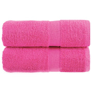 Asciugamani per Ospiti SOLUND 2 pz Rosa 30x50 cm 600 g/mÂ²
