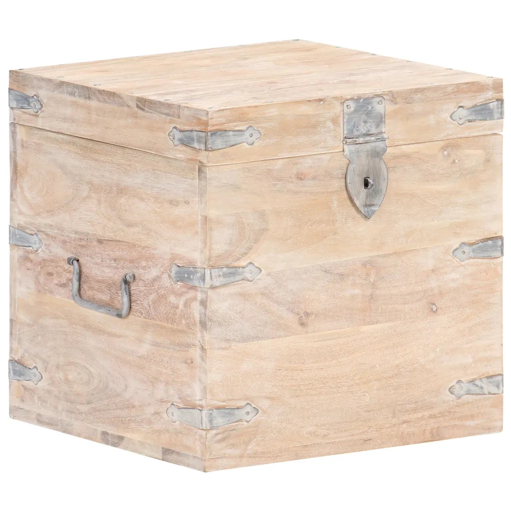 Baule 40x40x40 cm in Legno Massello di Acacia cod mxl 67381