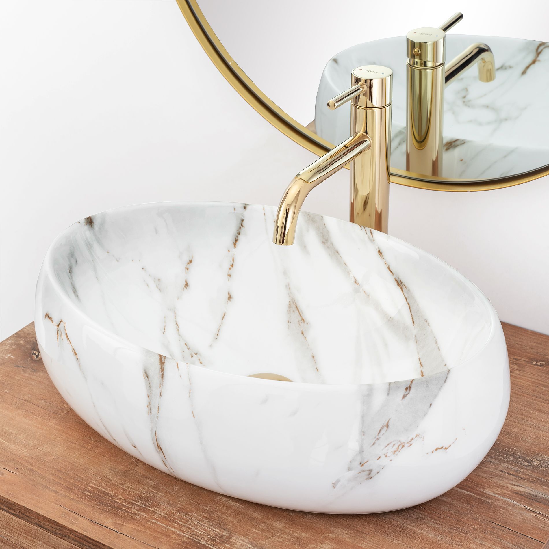 Lavabo Da Appoggio Rea Linda Lava