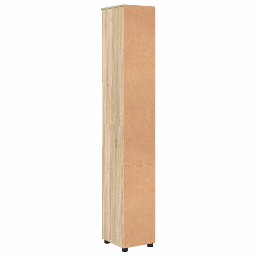 Mobile da Bagno con porta Rovere Sonoma 30 x 35 x 192 cm 883336