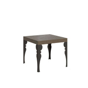 Tavolo allungabile 90x90/246 cm Paxor tortora gambe antracite