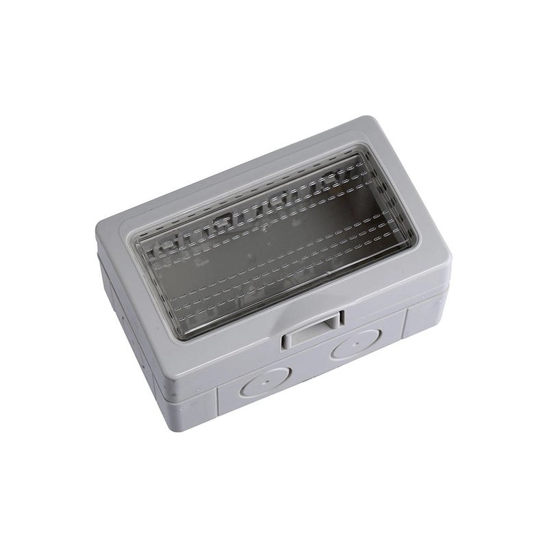 Custodia 4P IP55 Scatola Porta Frutti Con Coperchio 4 Posti Moduli Compatibile Con Bticino Matix
