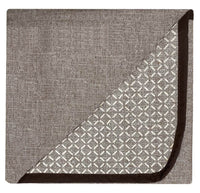 Copridivano in Poliestere con Penisola Destra Seduta 240 cm Marrone