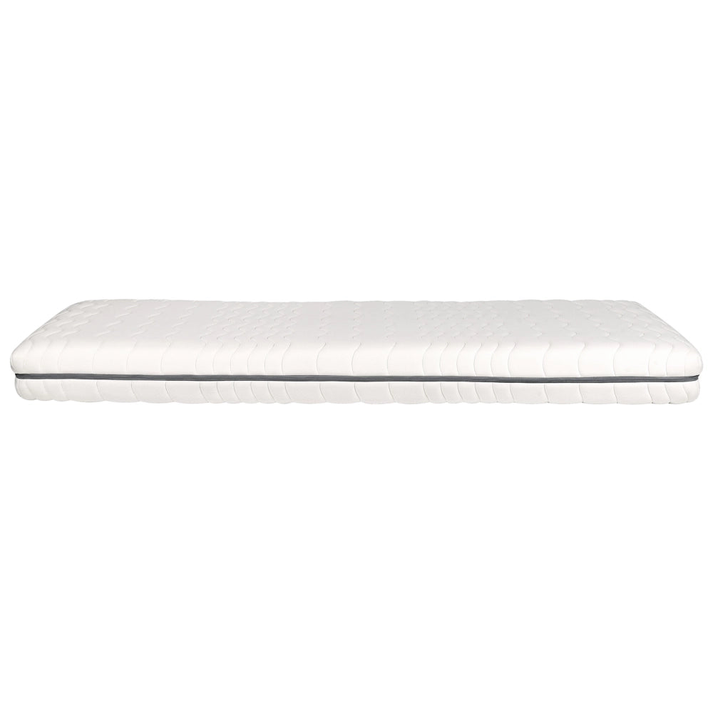 Materasso in Memory Foam bianco con tessuto grigio EU misura singola 90 x 200 cm Medio