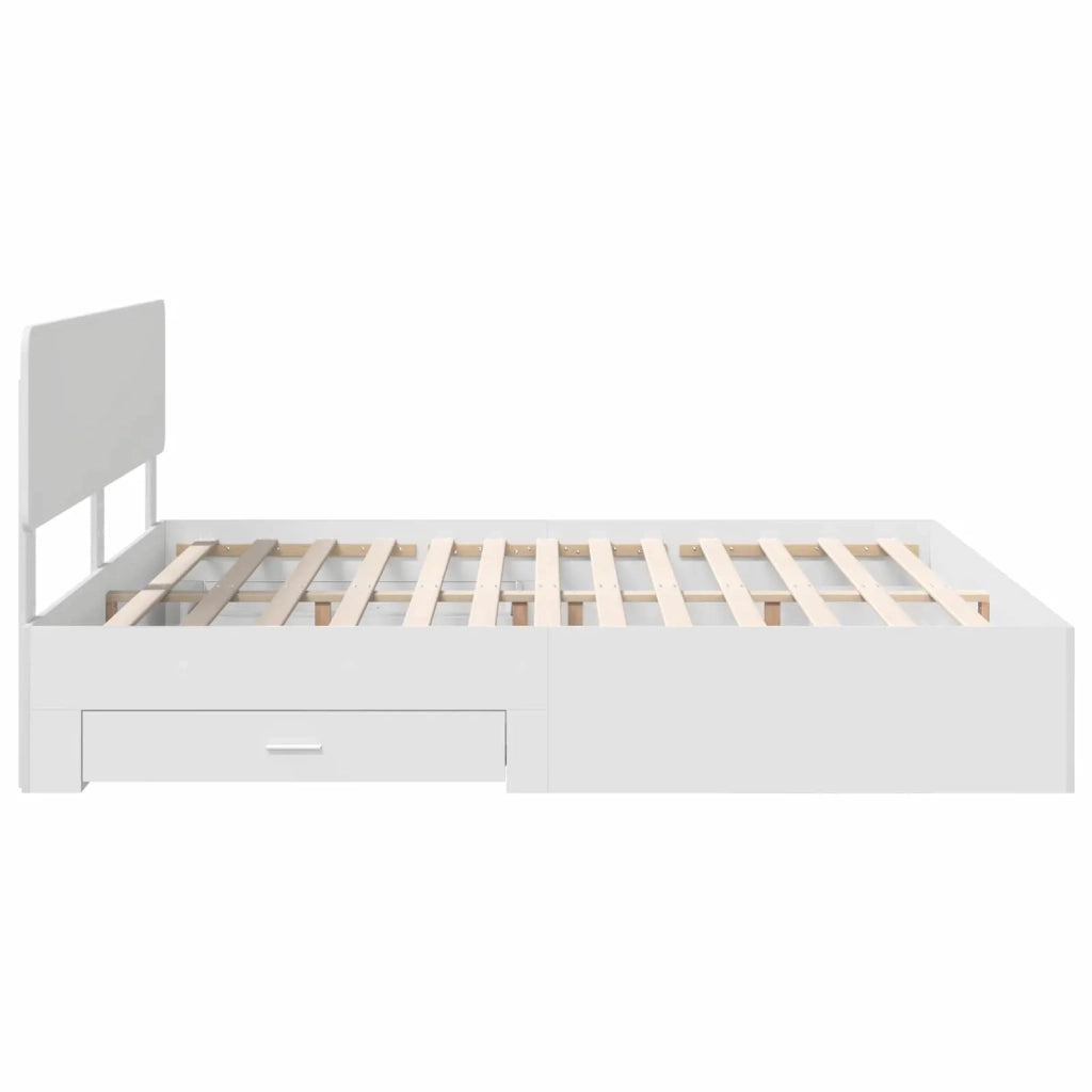 Struttura del letto Bianco 180 x 200 cm Legno multistrato
