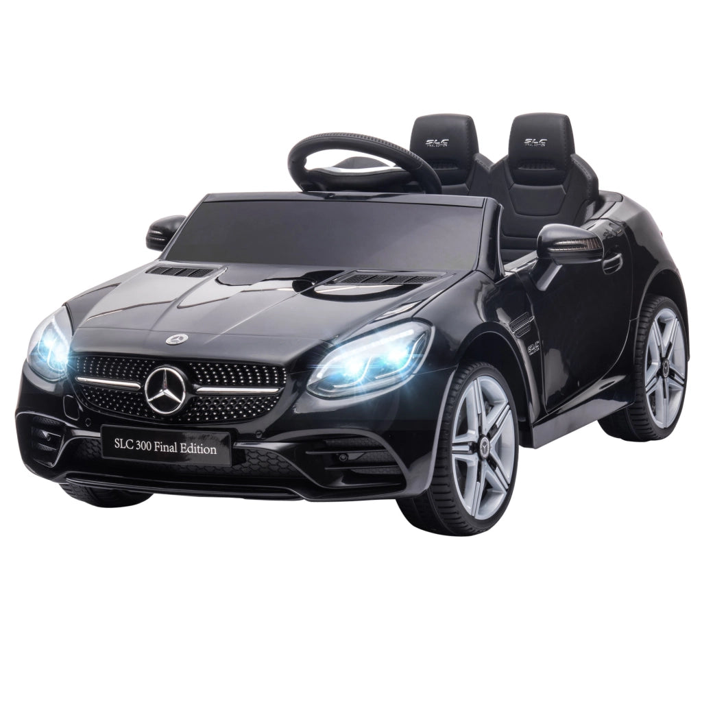 Auto elettrica per bambini Mercedes SLC 300 ¨C Xylo ¨C 12V nera con luci e suoni