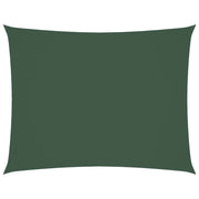 Parasole a vela | Telo Ombra | Vela da ombra Oxford Rettangolare 3,5x4,5 m Verde Scuro