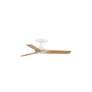 FARO ventilatore a soffitto bianco in pino, motore DC silenzioso, 6 velocità, funzione inversa, compatibile TUYA, modello Heywood S Recess FARO-33805RWT