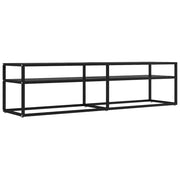 Mobile TV | Armadietto TV | Mobile Porta TV Nero 160x40x40,5 cm in Vetro Temperato