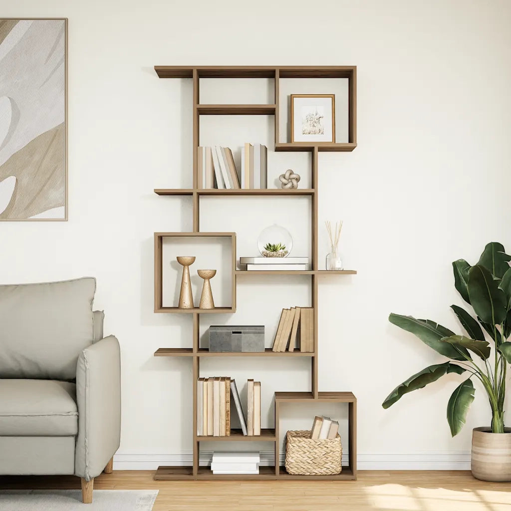 Libreria Rovere Artigianale 92x29x188 cm in Legno Multistrato 3310324