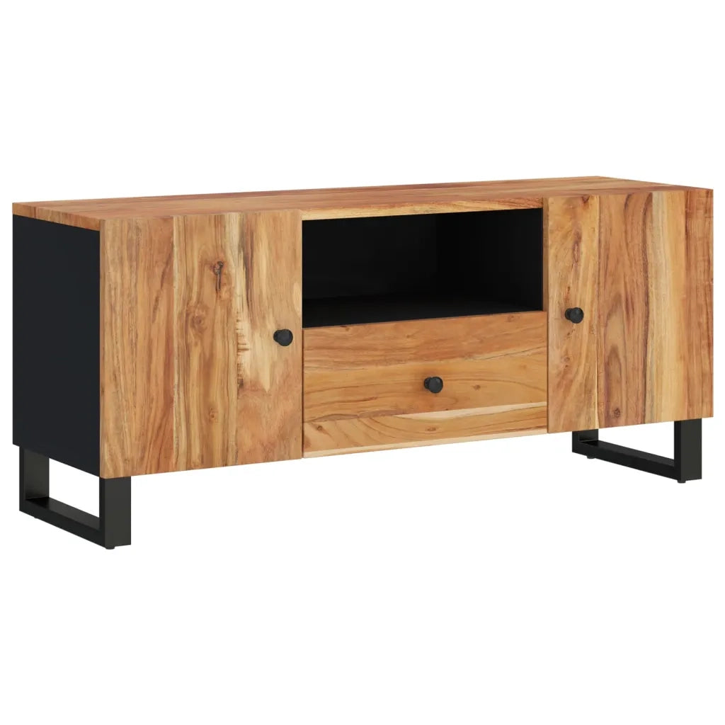 Mobile TV 105x33,5x46cm Legno Massello Acacia Legno Multistrato 351959