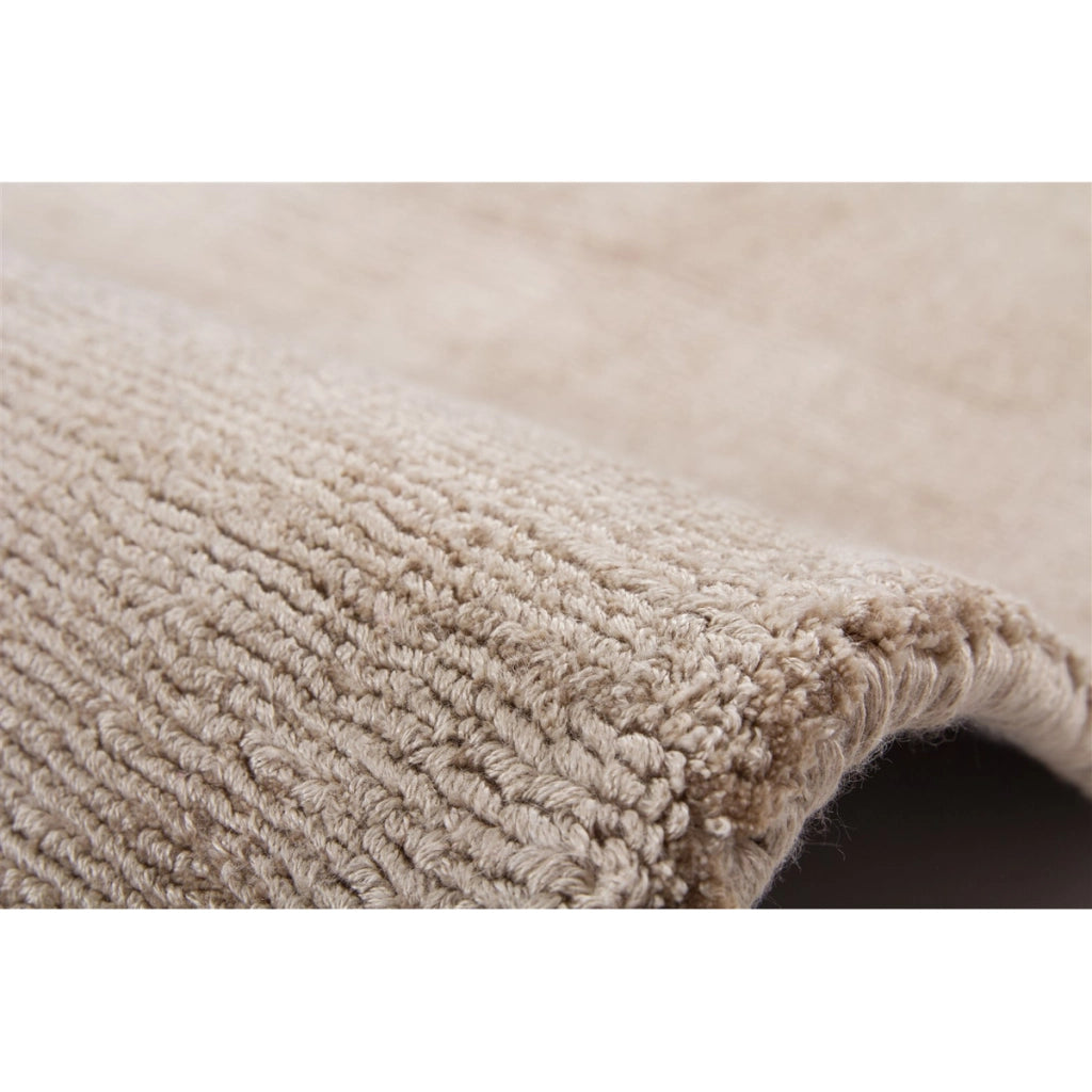 Tappeto Luxury 100 in viscosa avorio e taupe 120x170 cm