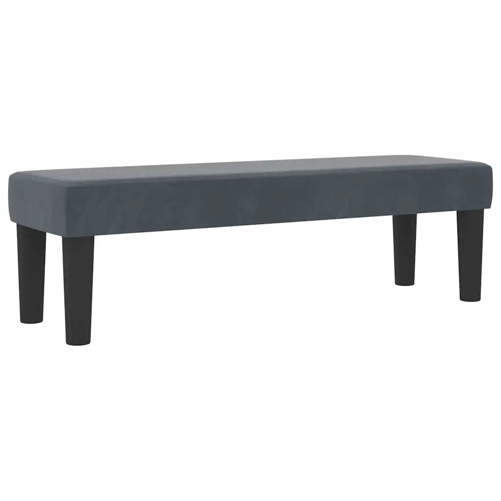 Letto a molle con testiera Grigio scuro 200 x 120 cm Velluto 3344571