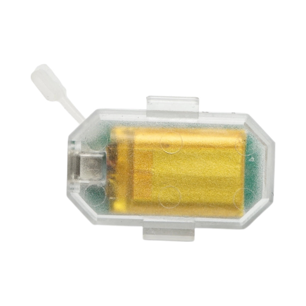 Lampada stroboscopica LED RGB con telecomando, 10 modalità, 8 colori, batteria al litio ricaricabile da 150 mAh USB-C IP65