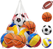 Balnet per 10 palloni - Balnet portatile per calcio, pallavolo e pallamano con corda di traino