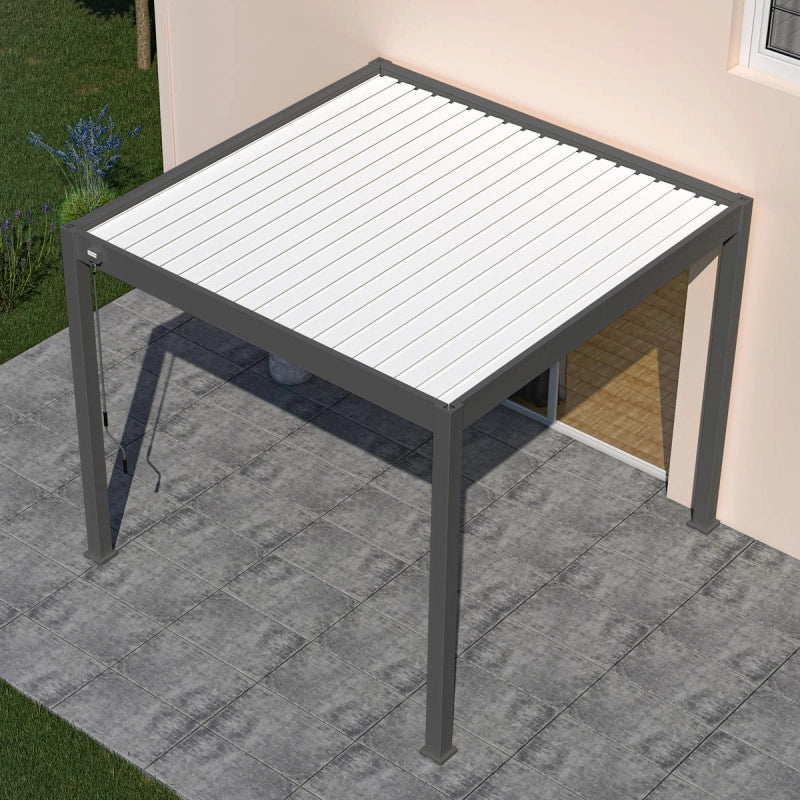 copy of Pergola bioclimatica Ombréa® VS autoportante 3x3M - Bianco