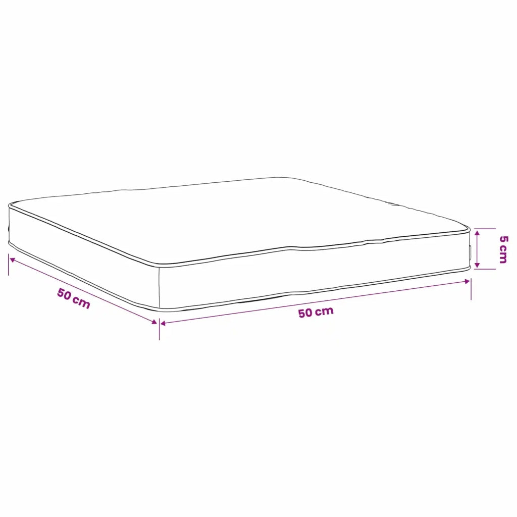 Cuscini per Sedia in 4 Pezzi VUGHT 4 pcs 100% Poliestere Crema 946284