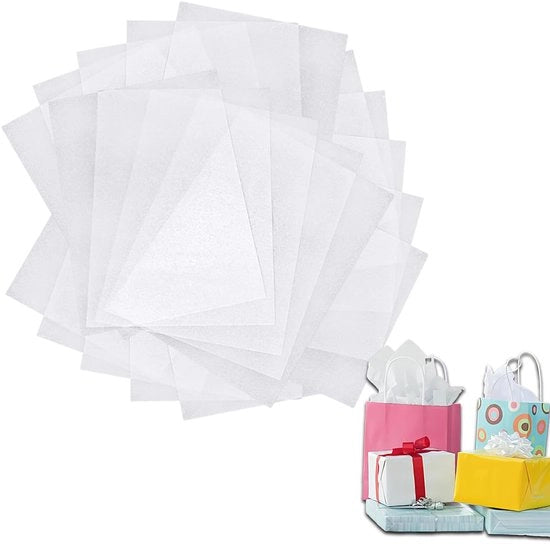 Papello di cera 20 fogli 75 x 52 cm - Papiro acido-free - Materiale di imballaggio - Decorazione - Progetti di ricamo - Amichevole con l'ambiente - Papiro di imballaggio
