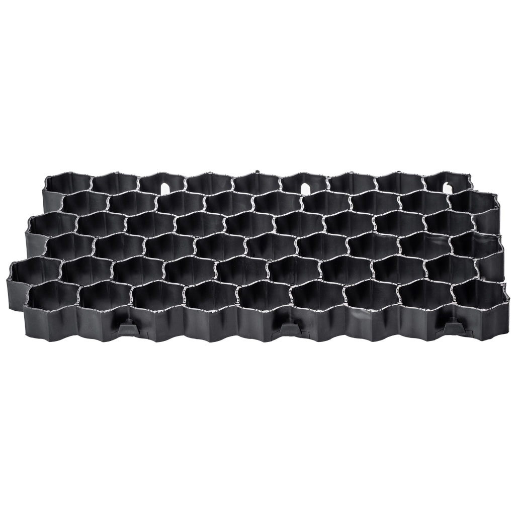 Griglia per prato KADAX Geogrid 60x40x4 cm 10 pezzi Giardino 590 Ton/M2