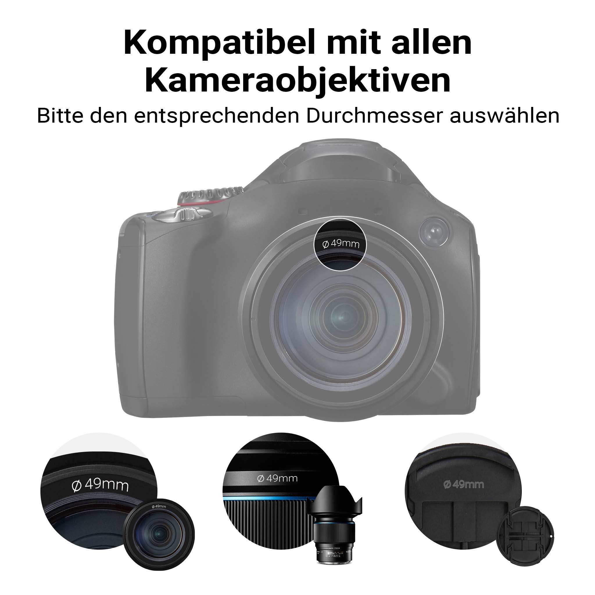 Black Diffusion 1/4 Filtro diffusore da 49 mm, lente antigraffio e antiriflesso con rivestimento nano a 18 strati, montatura slim da 3,3 mm - Per ritratti e videoclip