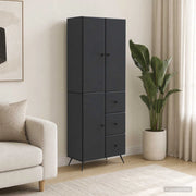 Set di armadi 2 pz Nero Legno ingegnerizzato 3416899