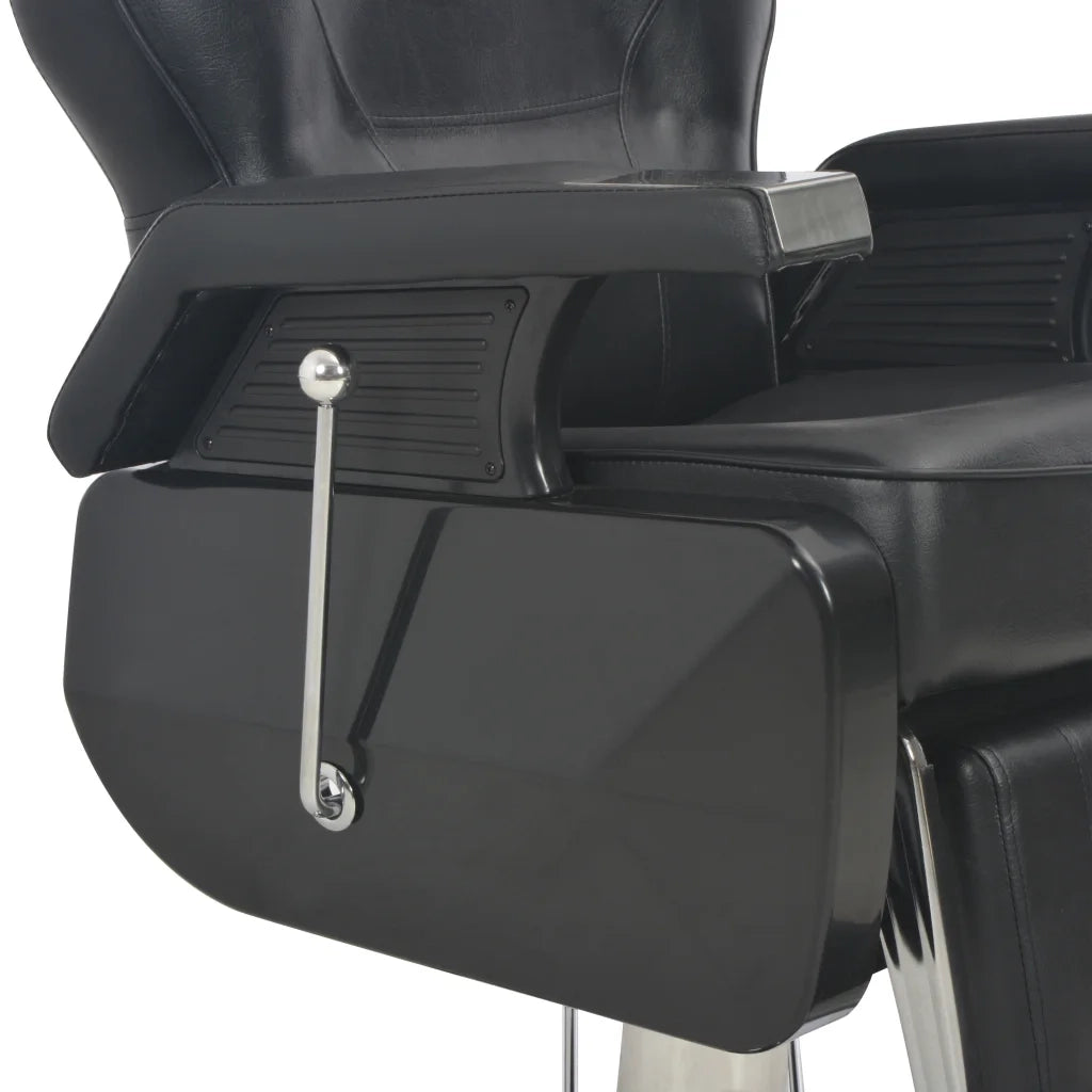 Poltrona da Barbiere Nera 72x68x98 cm in Similpelle 110166