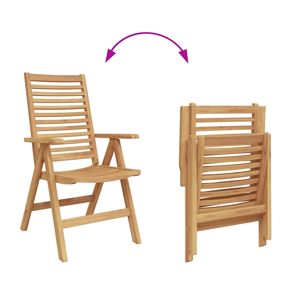 Sedia 2 pz | Sedie da Esterno Marrone 64.5 x 52 x 108 cm Legno di teak solido
