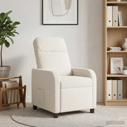 Divano Sedia-Poltrona reclinabile Crema Boucl¨¦