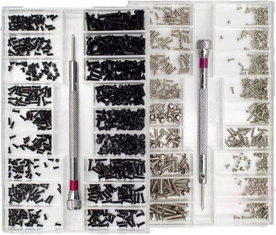 Assortimento di viti autoalimentanti universale, 500 viti