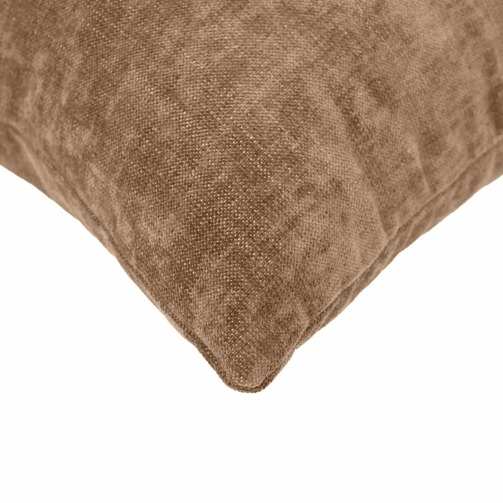 Federa 2 pz HEERLEN Marrone 40 x 40 cm Tessuto Chenille 908515