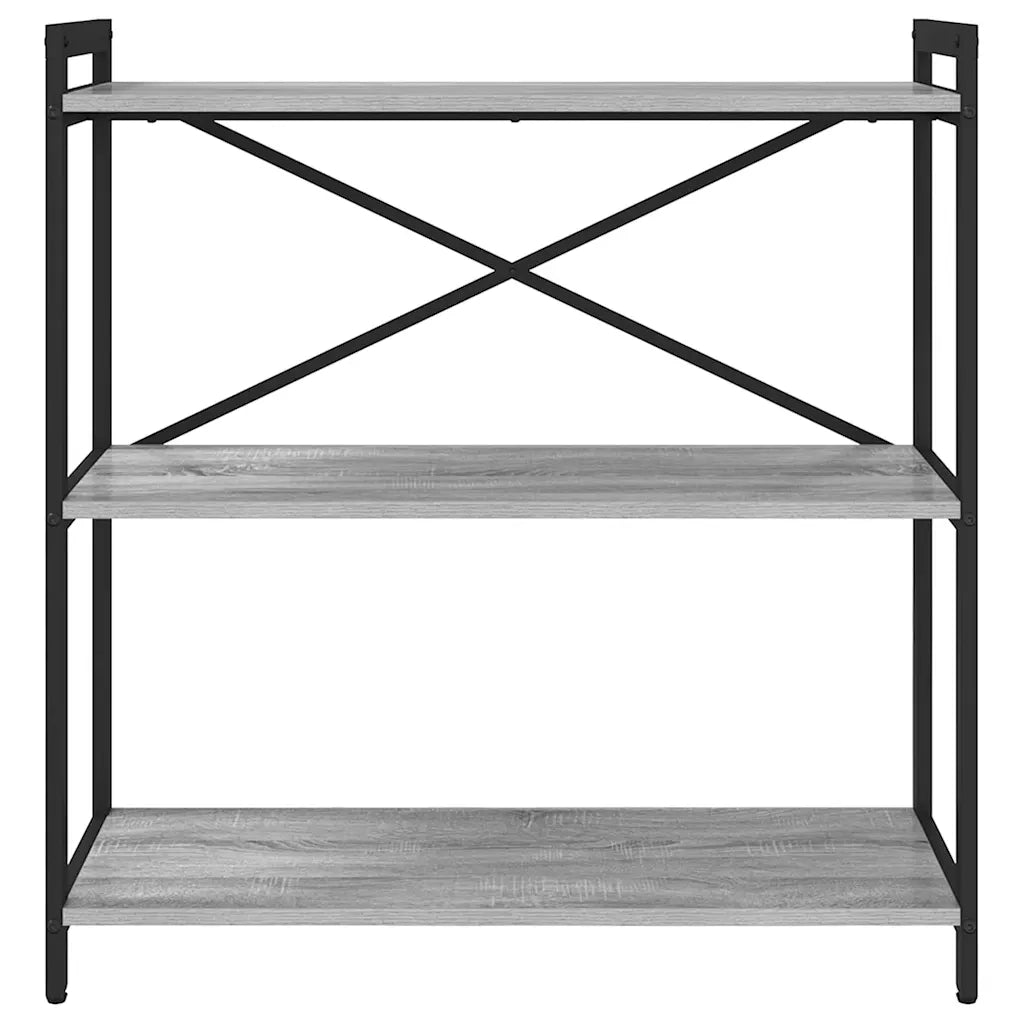 vidaXL Libreria Grigio sonoma 80 x 30 x 83 cm Legno multistrato