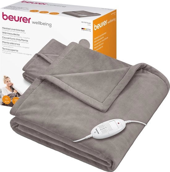 Elettrico deken di comfort con 6 impostazioni di temperatura – Coprimaterasso elettrico lavabile 180 x 130 cm