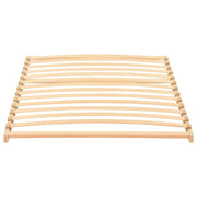 Letto singolo | Letto per adulti | Base a doghe Marrone 90 x 190 cm Legno massello di faggio