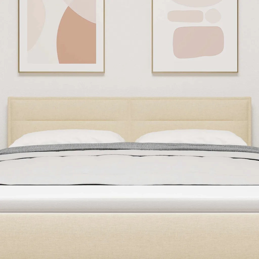 Testiera | Testata Crema 144 cm Tessuto